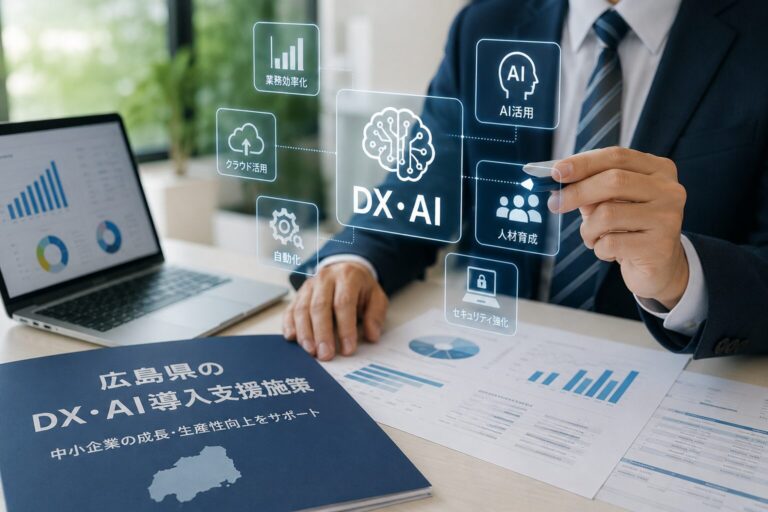 今年度広島県のDX・AI導入推進施策 について